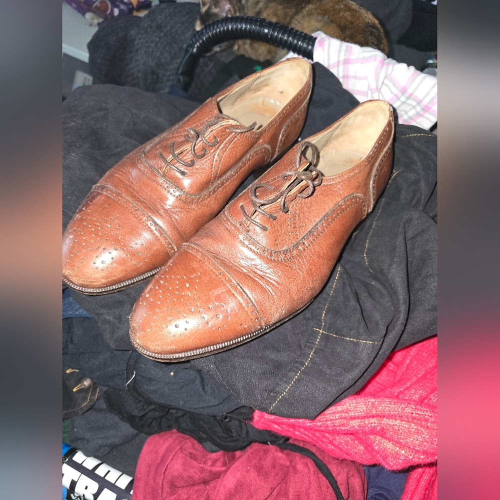 Classic Brown Leather Men's Shoes
